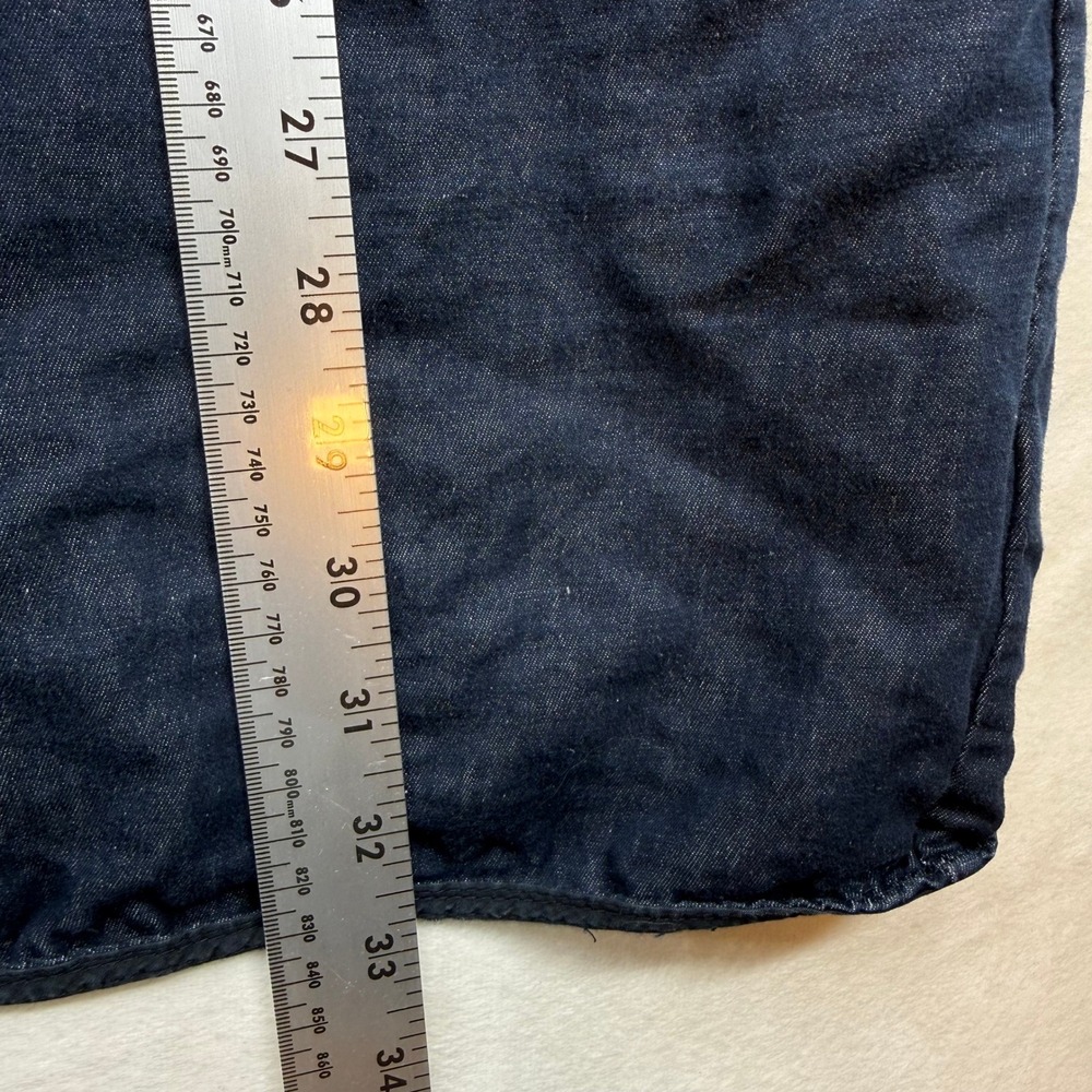 Gap Womens Blue Denim Sleeveless Peter Pan Collar Shift Dress Size M Indigo - Picture 8 of 16